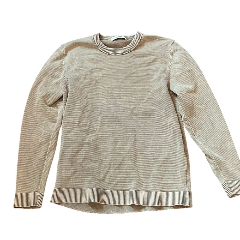 Buck Mason Beige Crewneck Sweater